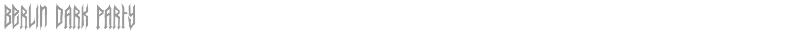 Berlin Dark Party font preview